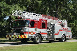Tamarac, FL, Fire Rescue has taken delivery of an E-ONE HP 78 Sidestacker aerial.