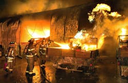 Fort Worth Commercial Fire 1
