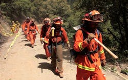 Jimmy Randolph was part of an inmate fire crew that was stationed at Fenner Canyon Conservation Camp.