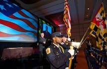 The Baltimore Fire Department Honor Guard kicked off the opening ceremonies at Firehouse Expo 2012 on July 19.