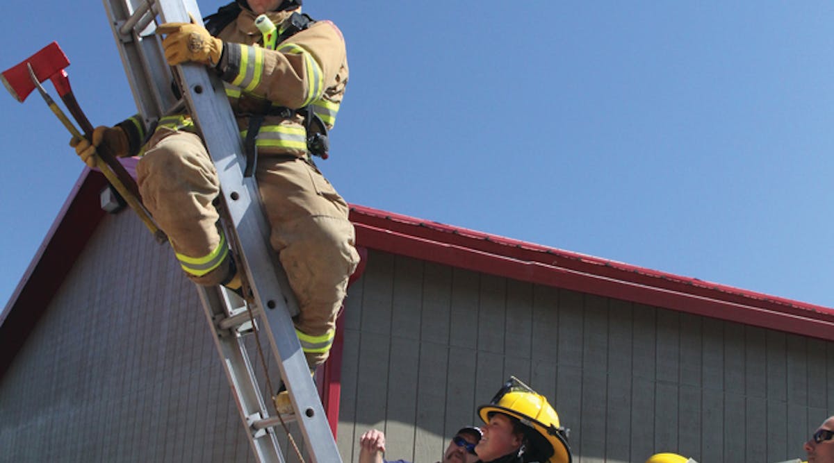 Student firefighters at the University of Montana-Helena Fire and Rescue Program live in a fire station and work 12-hour shifts while gaining technical and academic credentials they need to land jobs in the fire service.