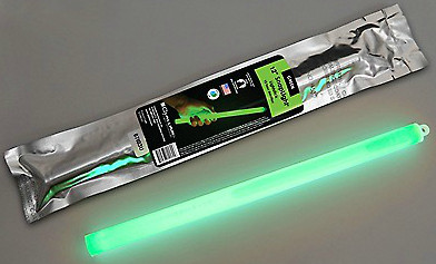 Illumination for up to 12 hours with the 12-inch SnapLight Lightsticks.