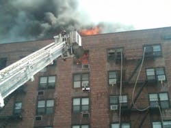 More than 200 firefighters responded to lightning-sparked blaze in the Flatbush neighborhood of Brooklyn on July 26.
