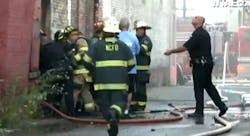 New Castle Lt. John Onufrak Sr. was just feet away from the door, but was trapped under a pile of rubble and surrounded by flames from a three-alarm commercial fire. New Castle Lt. John Onufrak Sr. was just feet away from the door, but was trapped under a pile of rubble and surrounded by flames from a three-alarm commercial fire.