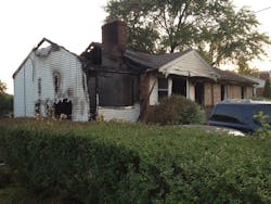 Two Prince George's County firefighters were injured in a house fire on July 16. Two Prince George's County firefighters were injured in a house fire on July 16.