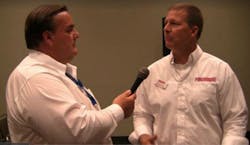 Firehouse.com Staff Writer Ed Ballam talks to Rochester Fire Capt. Bob Duemmel about the class. Firehouse.com Staff Writer Ed Ballam talks to Rochester Fire Capt. Bob Duemmel about the class.