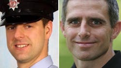 Firefighter Alan Bannon, left, and Firefighter Jim Shears Firefighter Alan Bannon, left, and Firefighter Jim Shears