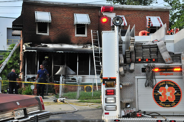 A 5-year-old girl died and a 15-year-old boy and 24-year-old man were hospitalized in critical condition Wednesday night after being rescued from a burning home in Capitol Heights, Md.