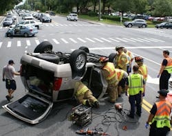 Ocala Rollover Accident Fire House 1