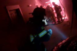 Newtown Firefighter/EMT Cody Stoner believes the video can be used by departments around the country as a training tool. Newtown Firefighter/EMT Cody Stoner believes the video can be used by departments around the country as a training tool.