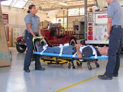 The backboards are designed to allow firefighters to lift from a safer position, reducing the possibility of injury. The backboards are designed to allow firefighters to lift from a safer position, reducing the possibility of injury.