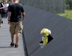 More than 800 family members of 9/11 victims attended the dedication of the Flight 93 National Memorial near Shanksville, Pa. on Sept. 10, 2011.