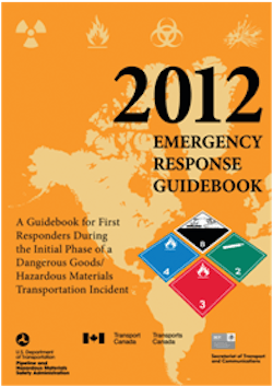 The 2012 Emergency Response Guidebook (ERG) is distributed to emergency responders nationwide through state coordinators in every state.