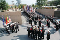 A firefighter memorial service is that time to celebrate, decorate and commemorate the life of one who served. A firefighter memorial service is that time to celebrate, decorate and commemorate the life of one who served.