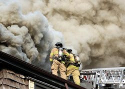 Flames destroyed much of the 12-unit apartment complex in Spokane on Sept. 25. Flames destroyed much of the 12-unit apartment complex in Spokane on Sept. 25.