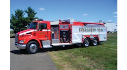 Darley is seeing requests for more pumper/tankers, such as this apparatus featuring a large pump with a top-mount control, a light tower, lots of compartments and plenty of water.