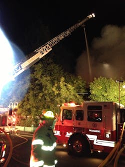 A man was found dead and a firefighter from the Clackamas Fire District was injured following a blaze that destroyed a home on Oct. 14. A man was found dead and a firefighter from the Clackamas Fire District was injured following a blaze that destroyed a home on Oct. 14.