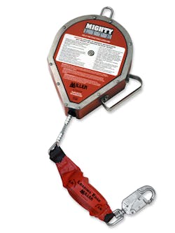 The new Miller MightyLite Leading Edge (LE) Self-Retracting Lifeline (SRL) is designed to protect a worker if a fall occurs that involves going over an edge.