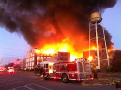 Columbus Engine 6 is positioned near the Alpha/Delta corner of Mill 2, in the background. Columbus Engine 6 is positioned near the Alpha/Delta corner of Mill 2, in the background.