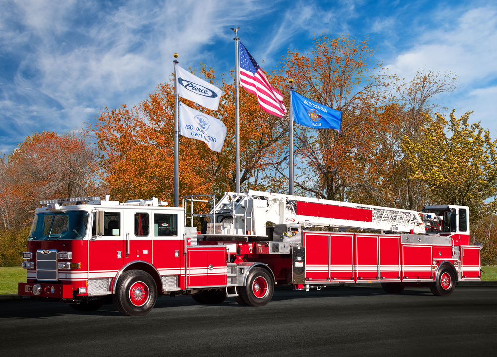 Pierce Manufacturing received an order for four Arrow XT custom aerial tiller vehicles (similar to the one pictured here) from the San Jose Fire Department.