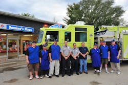 Following their Fire Prevention Week partnership with Domino's, the Washington Volunteer Fire Department has seen a jump in the number of local households that have working smoke detectors. Following their Fire Prevention Week partnership with Domino's, the Washington Volunteer Fire Department has seen a jump in the number of local households that have working smoke detectors.