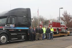 The City of Chanhassen, Minn. has loaned a spare pumper truck to the Broad Channel Volunteer Fire Department in Queens. The City of Chanhassen, Minn. has loaned a spare pumper truck to the Broad Channel Volunteer Fire Department in Queens.