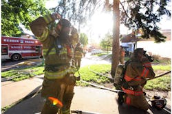 Firefighters need to train on using the various components of SCBA, including the ability to properly seat the regulator into the facepiece. Firefighters need to train on using the various components of SCBA, including the ability to properly seat the regulator into the facepiece.