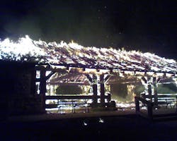 The main shelter building at the Fort Kaskaskia Historic Site was destroyed by fire on Oct. 31. The main shelter building at the Fort Kaskaskia Historic Site was destroyed by fire on Oct. 31.