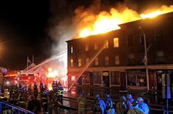A historic hotel in Leominster, Mass. was destroyed during this six-alarm fire. A historic hotel in Leominster, Mass. was destroyed during this six-alarm fire.