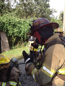 Even though firefighting gloves are thought to be bulky, firefighters must wear and train with them to prevent injuries in super-heated environments. Even though firefighting gloves are thought to be bulky, firefighters must wear and train with them to prevent injuries in super-heated environments.