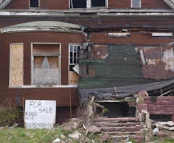 Stand on a street any where in Detroit and you would be hard put to not find a vacant building