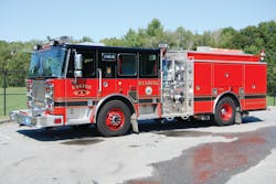 Apparatus come in all shapes and sizes. This Seagrave pumper from the Reading, MA, Fire Department carries a 1,250-gpm pump, a 750-gallon water tank and a 40-gallon foam tank with a 174½-inch wheelbase. Apparatus come in all shapes and sizes. This Seagrave pumper from the Reading, MA, Fire Department carries a 1,250-gpm pump, a 750-gallon water tank and a 40-gallon foam tank with a 174½-inch wheelbase.