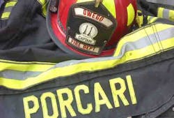 This photo has been circulating on Facebook in honor of fallen firefighter Matthew Porcari. This photo has been circulating on Facebook in honor of fallen firefighter Matthew Porcari.