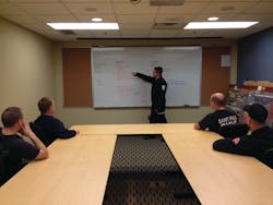Whether it's for a post-incident critique or sharing new policies, the whiteboard is a versatile tool that firefighters can use for any number of training mediums. Whether it's for a post-incident critique or sharing new policies, the whiteboard is a versatile tool that firefighters can use for any number of training mediums.