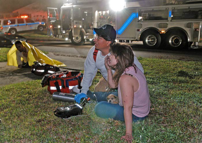 Firefighters must be positive not only in the station, but on the fireground to reassure victims that things will improve.