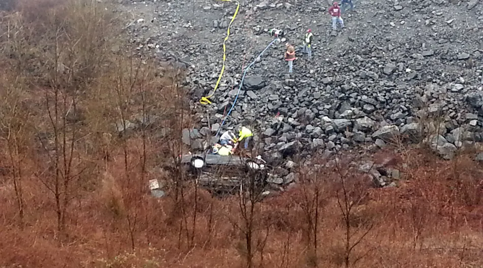 Rescue Rope Anchor Systems Using Rocks Anchor Systems for Rescue Rope Deployments | Firehouse