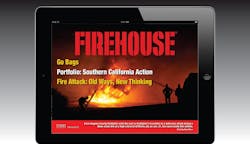 The cover of the February edition of the Firehouse Tablet edition for the iPad.