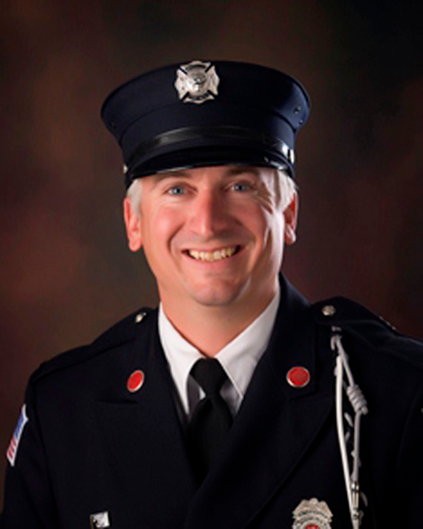 Firefighter Chris Brown