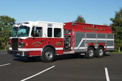 The Upper Frederick Township, PA, Fire Company has taken delivery of a Darley Vision pumper-tanker.