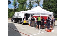 The Durham, NC, Fire and Police departments often work together at hazardous materials incidents.