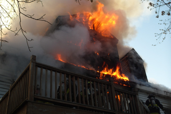 One person was killed, and two firefighters were hurt in this fire.