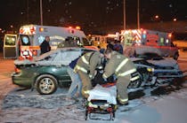 Highway accident scenes are especially perilous when snow or ice conditions are present.
