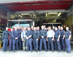 Teamwork helped several FDNY firefighter save eight people from a burning structure early Monday morning. Teamwork helped several FDNY firefighter save eight people from a burning structure early Monday morning.