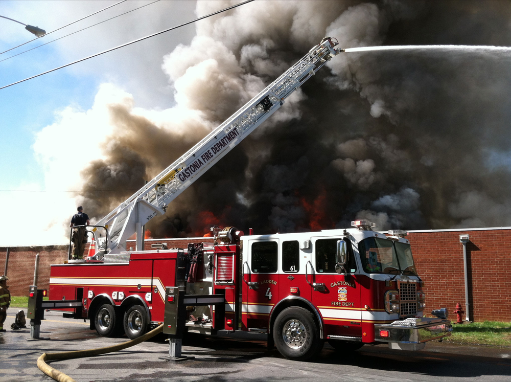 This fire was tackled by North Carolina crews.