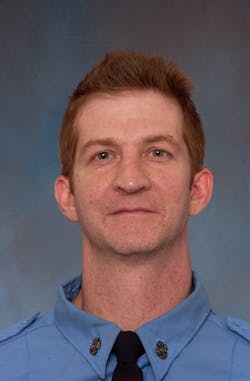 Firefighter Christopher O’Brien of FDNY Ladder 56. Firefighter Christopher O’Brien of FDNY Ladder 56.