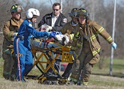 Firefighters must train to be as proficient with their EMS skills as they are with the basics of firefighting. Firefighters must train to be as proficient with their EMS skills as they are with the basics of firefighting.