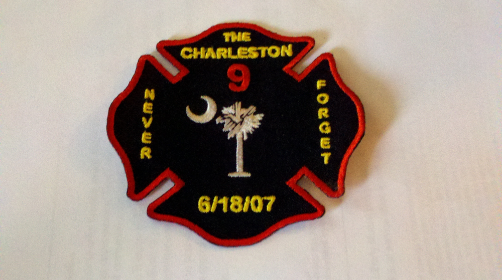 This patch was created in honor of the Charleston 9.