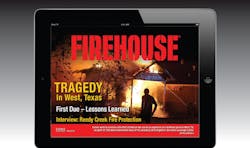 The cover of the May Firehouse Limited Edition Tablet app for iPad and select Android devices. The cover of the May Firehouse Limited Edition Tablet app for iPad and select Android devices.