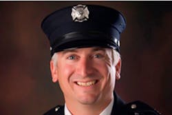 Firefighter Chris Brown, 39, who was killed in the line of duty in March. Firefighter Chris Brown, 39, who was killed in the line of duty in March.