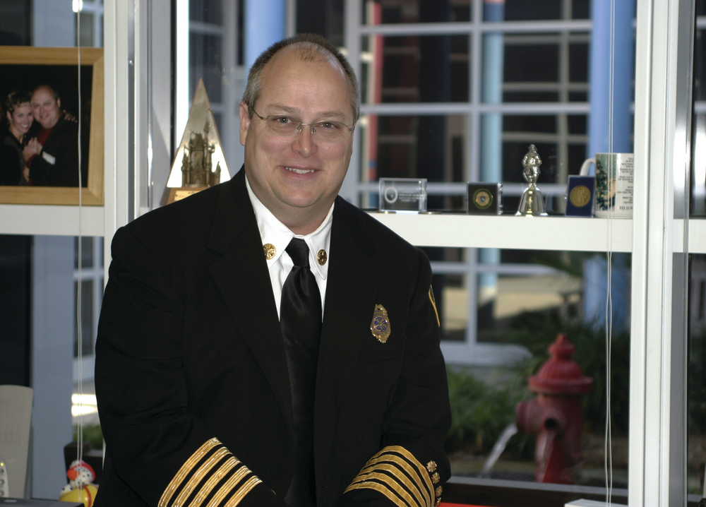 Fire Chief William 'Ray' Colburn, who retired in April.